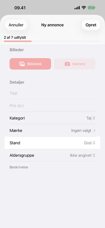 Rebuy app — opret annonce og sælg brugt børnetøj på få sekunder